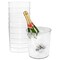 Spec101 Champagne Ice Bucket for Wine 6pk - 2.83L Clear Plastic Beverage Tub
